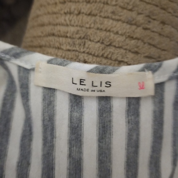 Le Lis striped maxi dress with tassle draw string - Picture 3 of 3